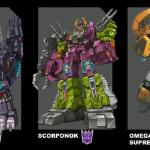 Here's artwork for the Titans return poll that I provided for Hasbro for the fall 2015 poll. (Trypticon was the winner!) 