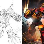 Here's another piece that doubled as a TF legends piece, and card cart for the Combiner Wars Legends Rodimus figure.