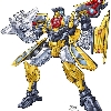 pencilled art for toy packaging on Botcon 2010 convention release Sunstreaker toy