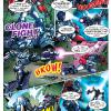 Transformers Prime magazine strip page sample commissioned by Rich T Media. Colors by Evan Guannt.